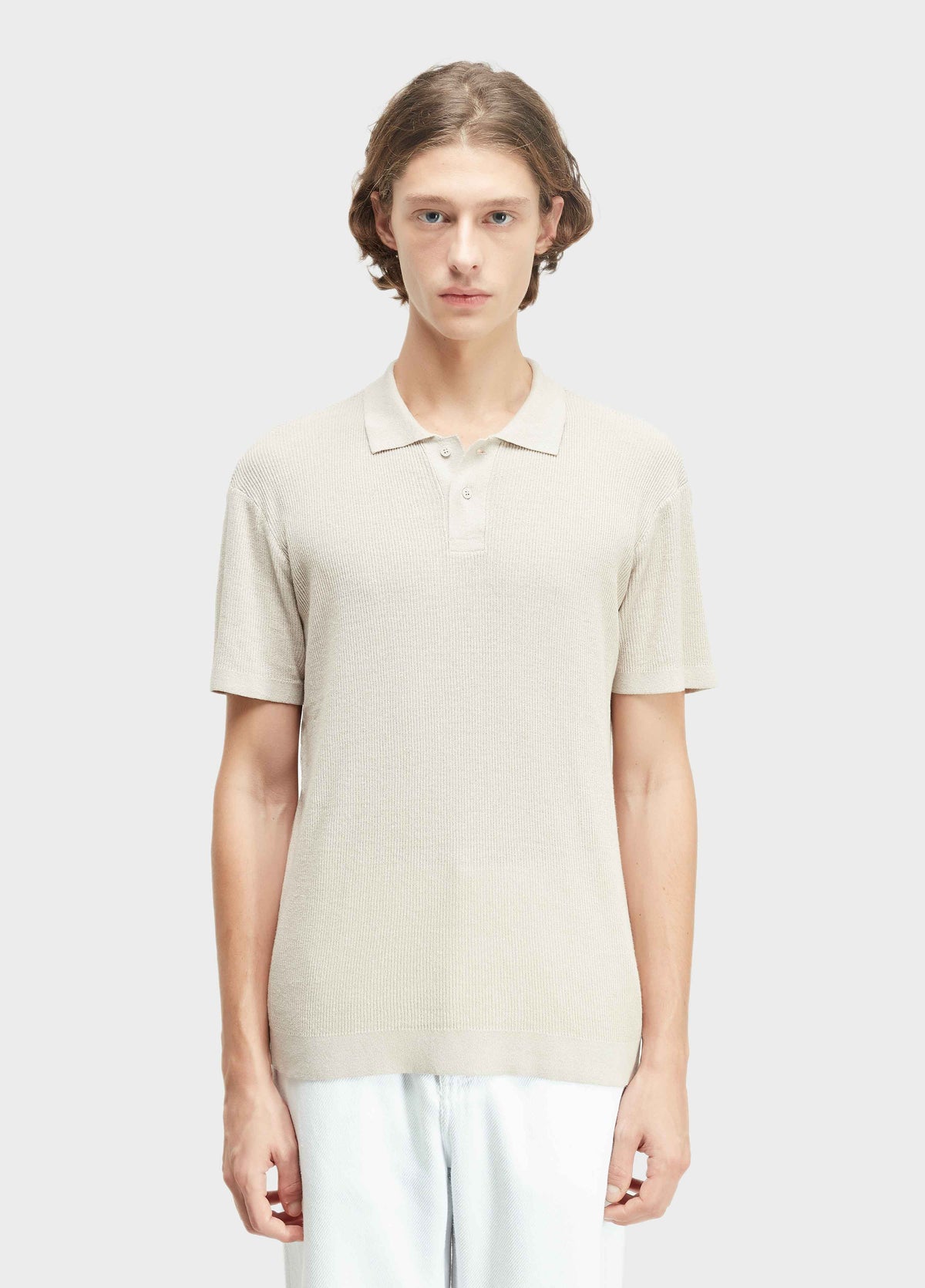 POLO TRICOT FLUID RIB