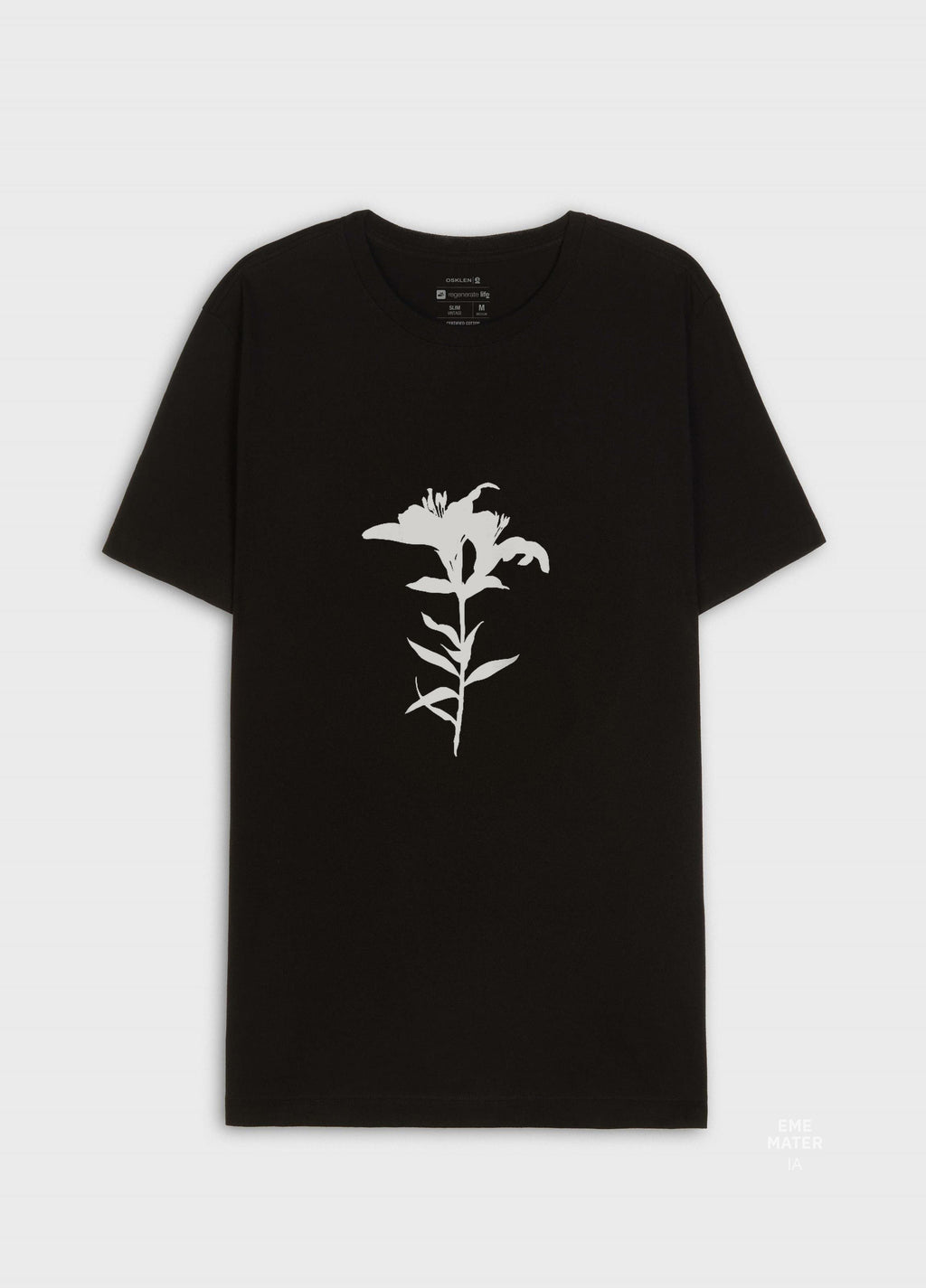 T-SHIRT SLIM VINTAGE LÍRIO MC
