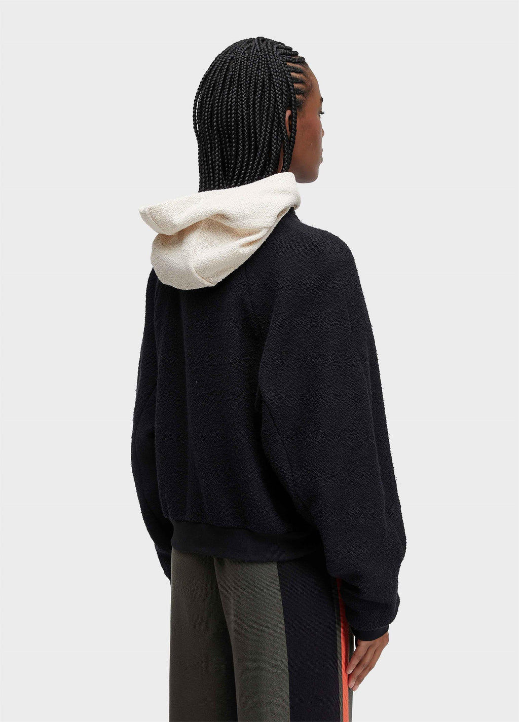 Casaco Bicolor Moletom Eco Preto/Off-White – Osklen – foto 4