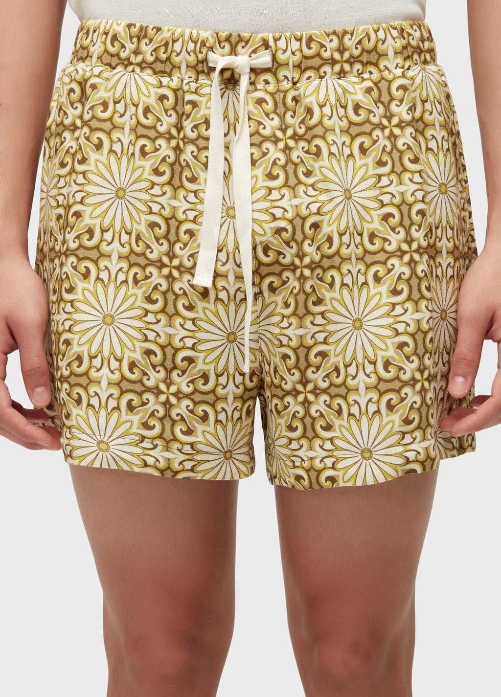 Short PJ Garden Tile Amarelo/Off-White – Osklen – foto 2