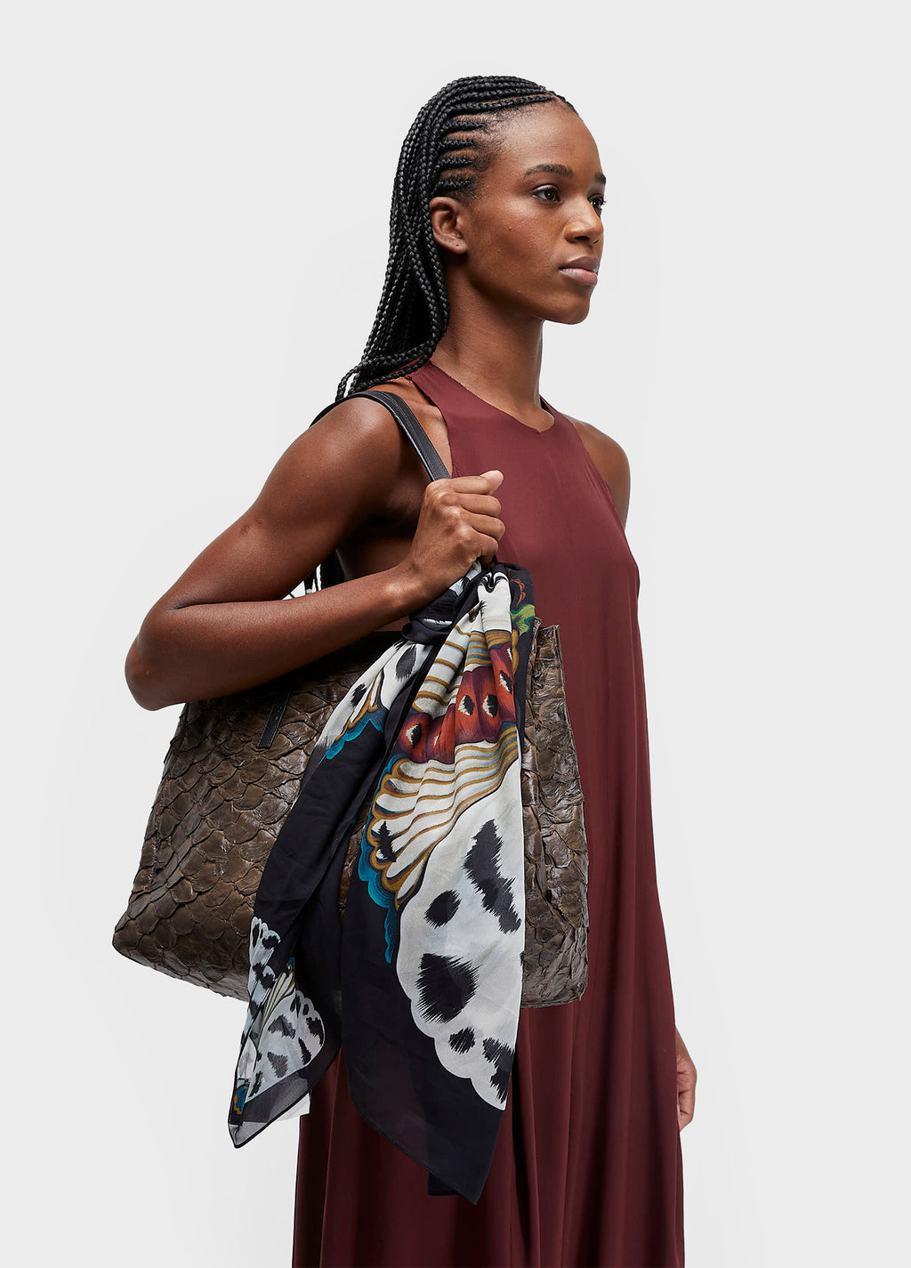 Lenço Mariposa Preto Off-White – Osklen – foto 2