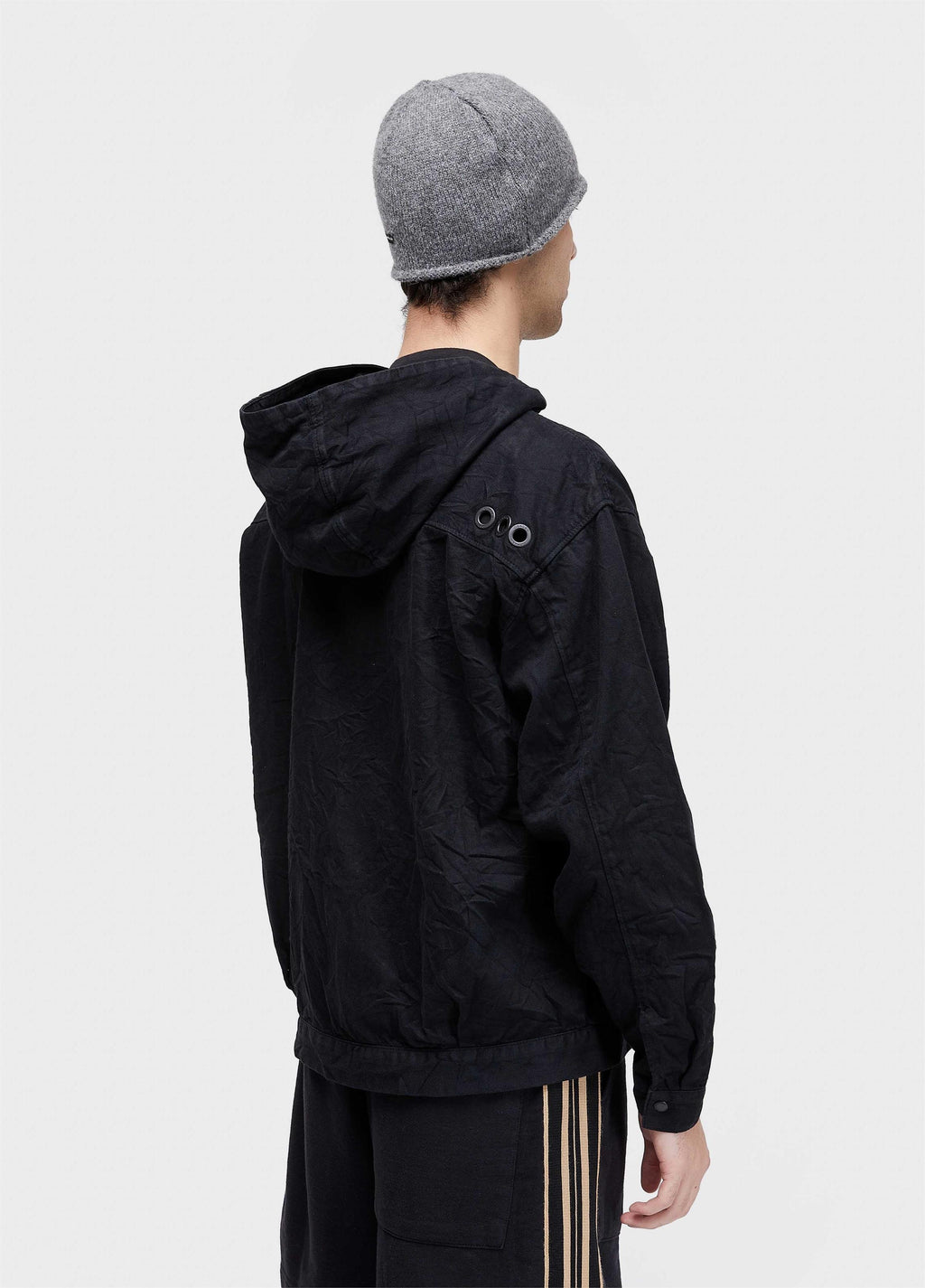 Casaco Capuz Twill Wrinkled Preto – Osklen – foto 4