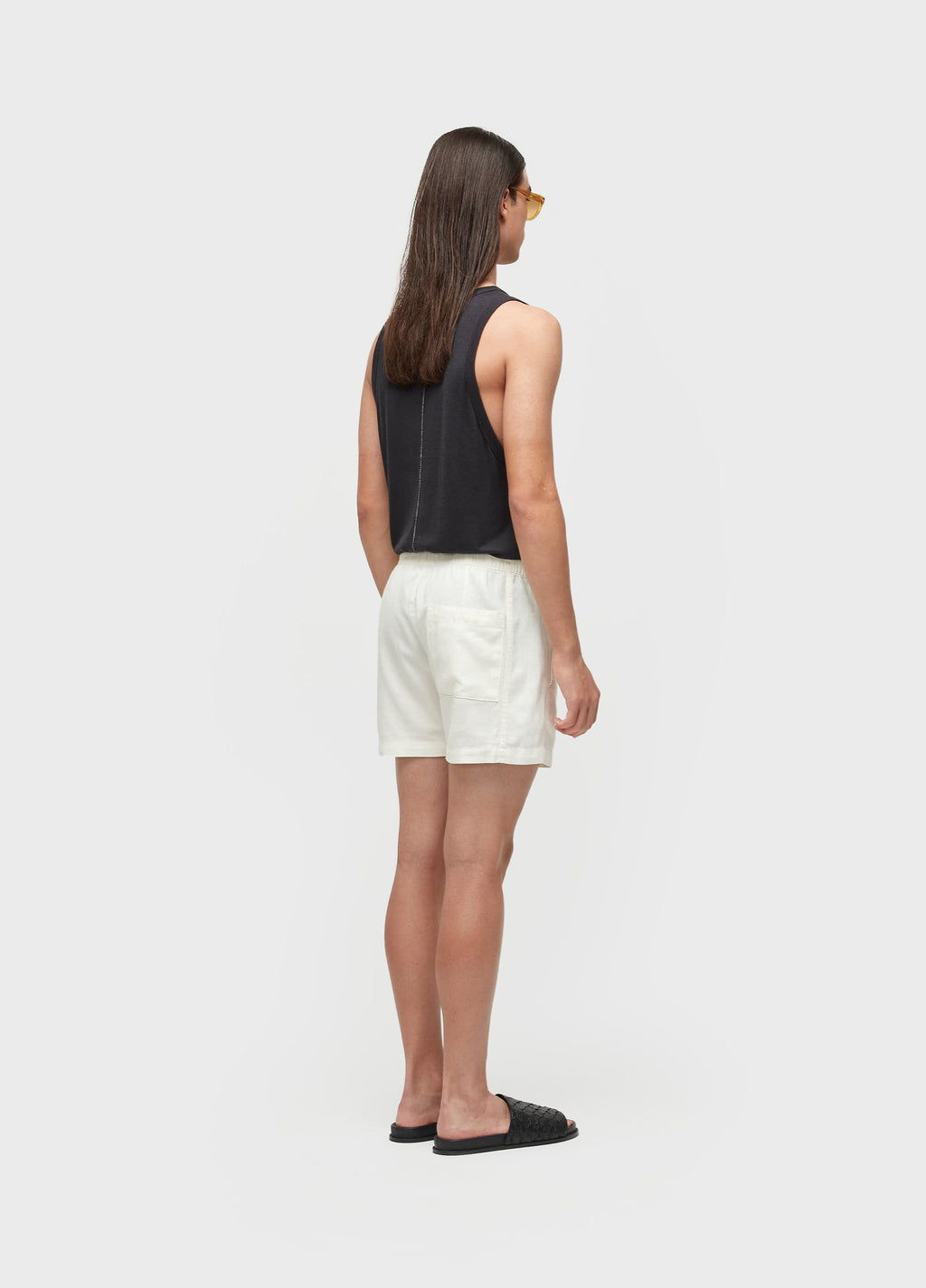 Short Britt Linen Off-White – Osklen – foto 5