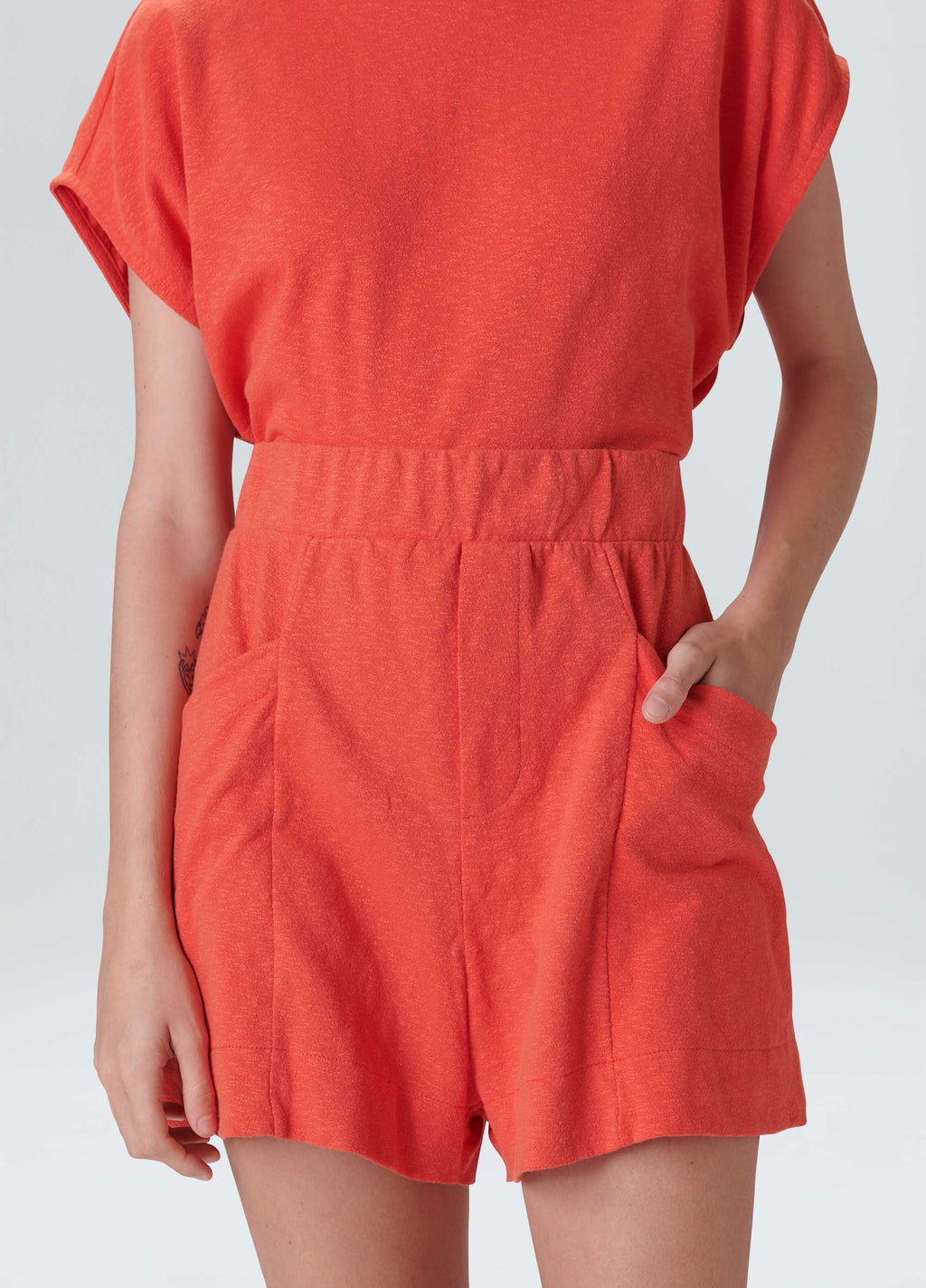 Short Comfort Rusty Vermelho – Osklen – foto 4