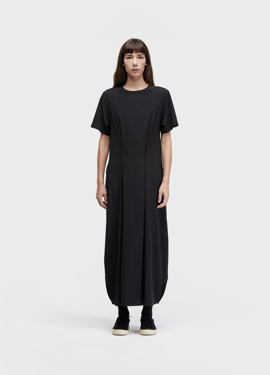 Vestido Superlight Longo MC Baloon Pence Preto – Osklen – foto 1