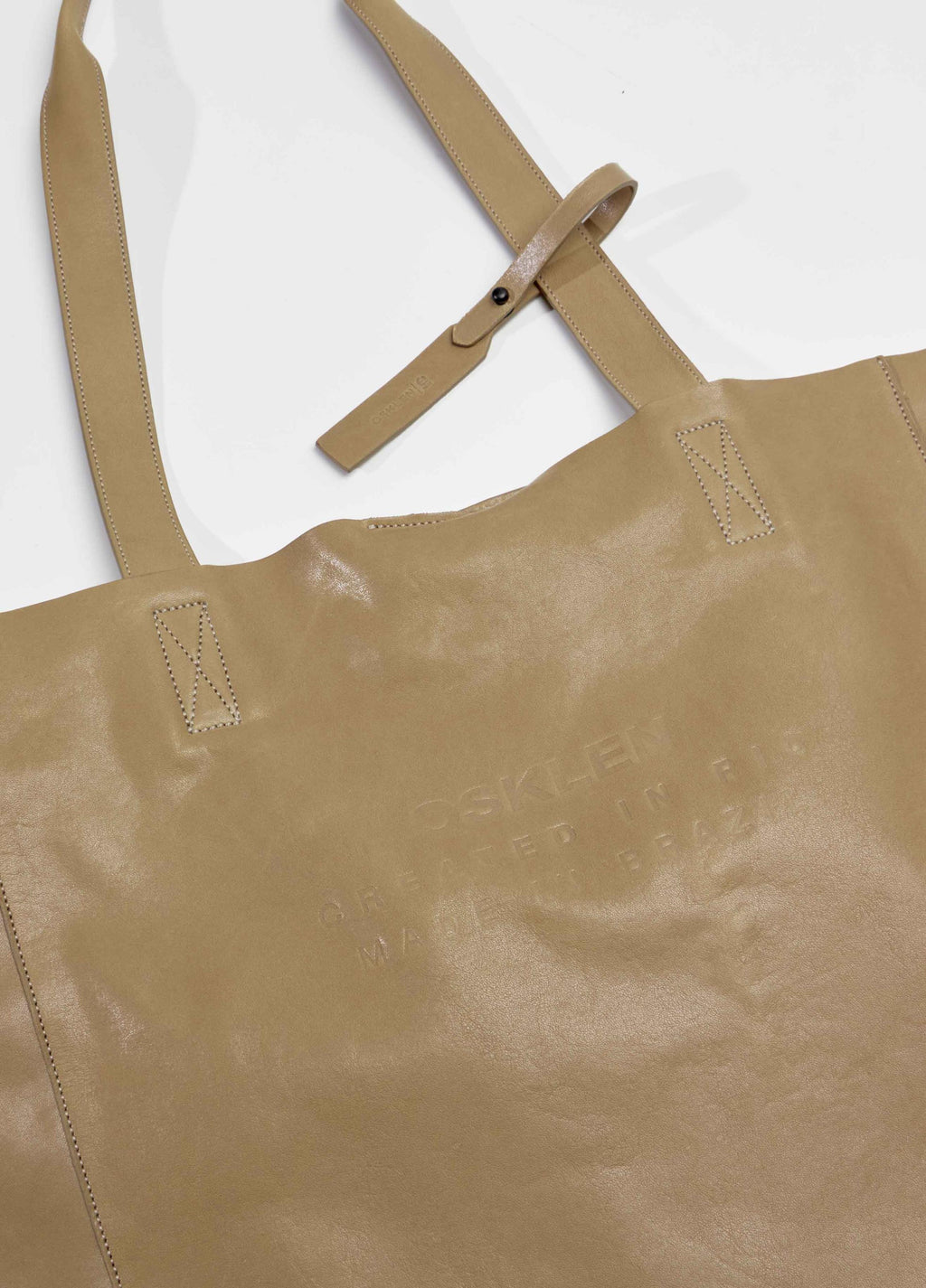 Bolsa Tote E-Leather Large Grafite – Osklen – foto 3