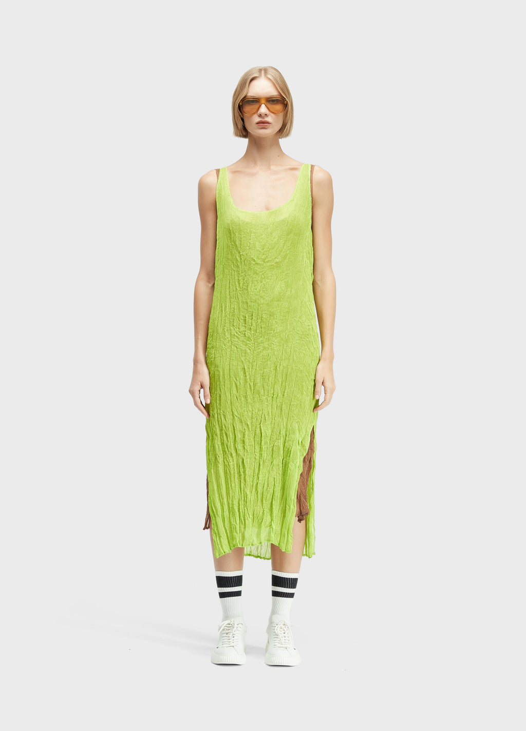VESTIDO REGATA PLISSÉ DUO