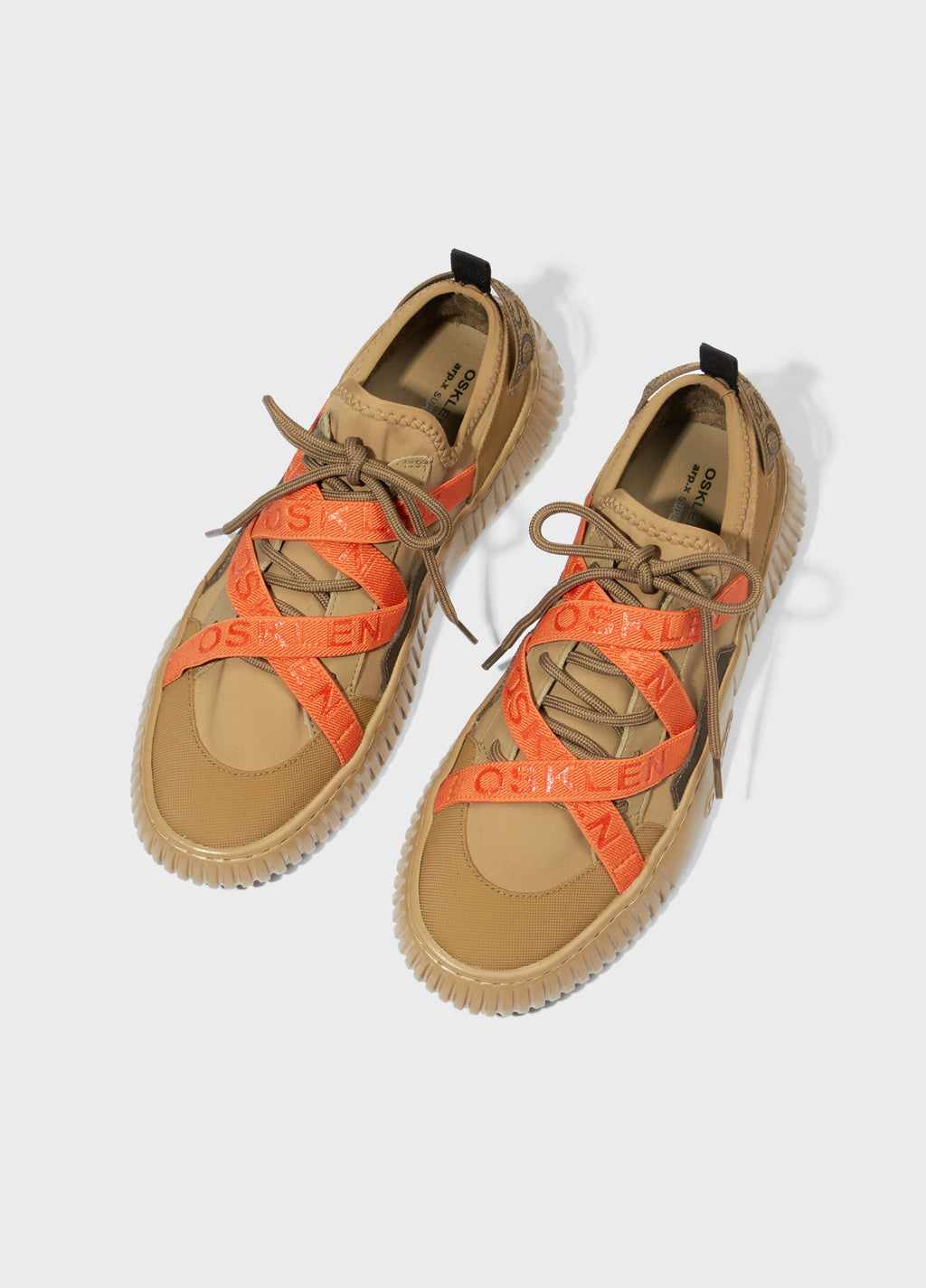 Tênis Arpx Overlap Colour Sole Caqui/Laranja – Osklen – foto 2