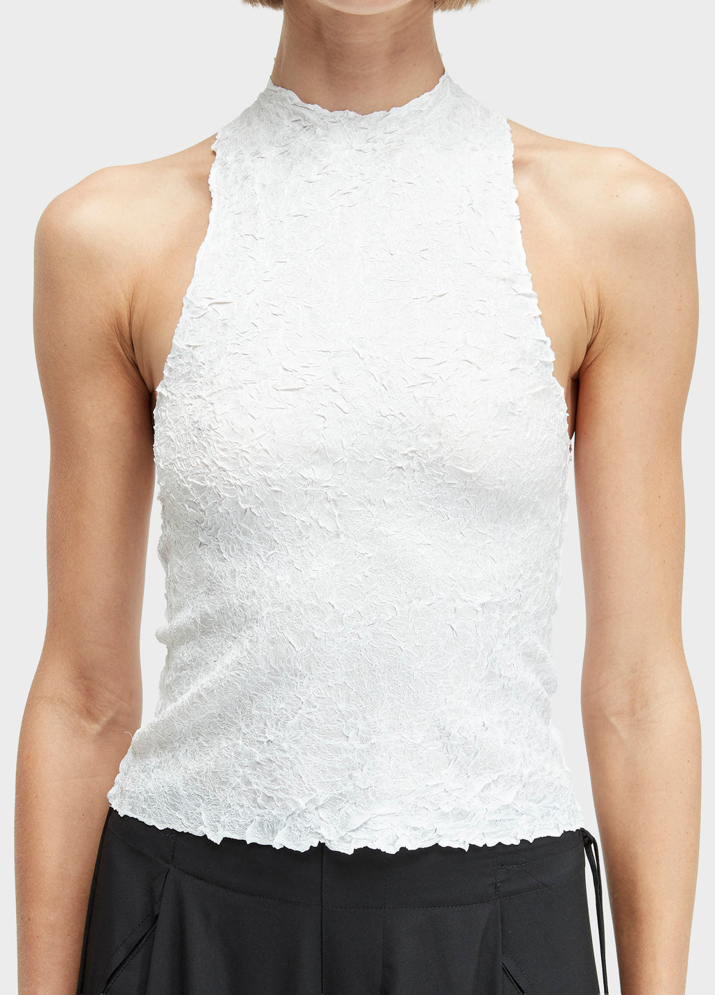 Blusa Raglan Plissado Crunch Off-White – Osklen – foto 3