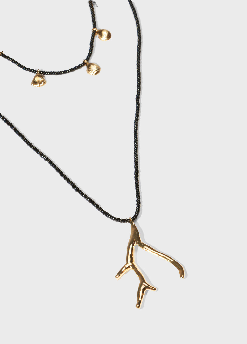 Colar Coral Concha Preto/Dourado – Osklen – foto 3