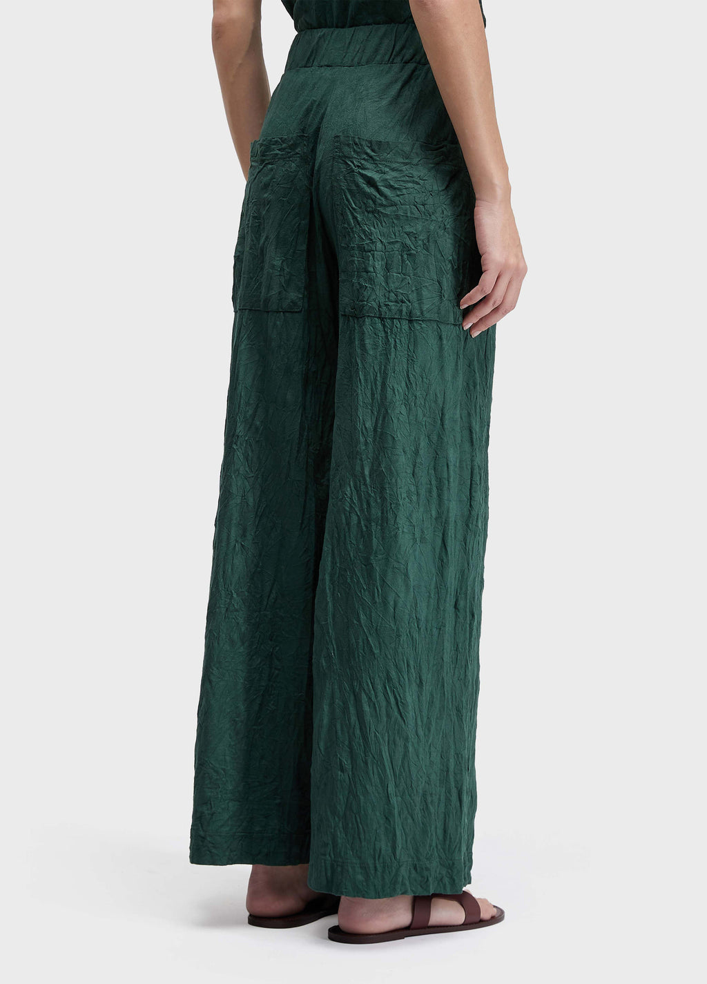 Calça Wrinkled Colour Verde Esmeralda – Osklen – foto 5