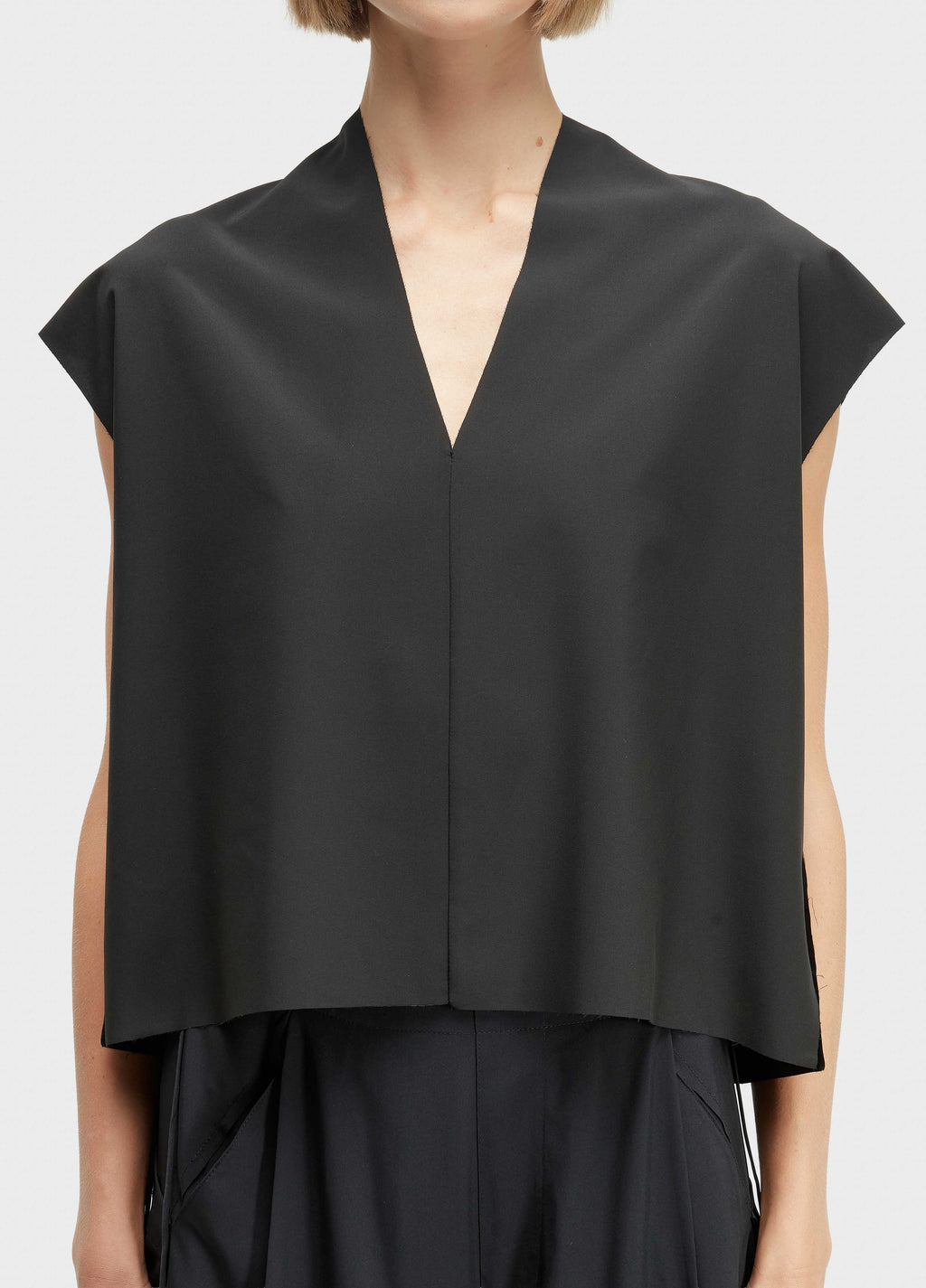 Blusa Sleeveless V Superlight Preto – Osklen – foto 3