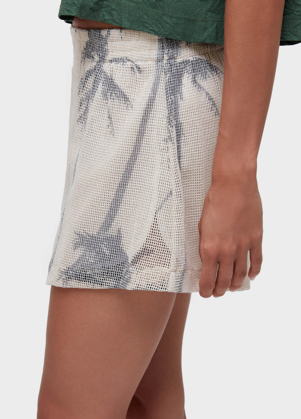 Short Tela Coqueiro Off-White/Preto – Osklen – foto 3