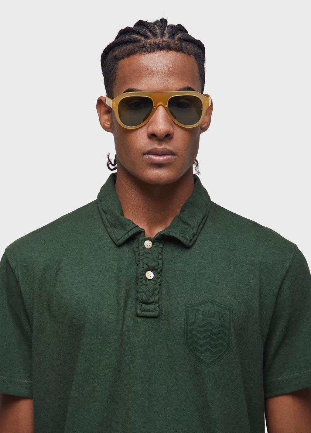 Camisa Polo Stone MC Colors Verde Palmeira – Osklen – foto 3