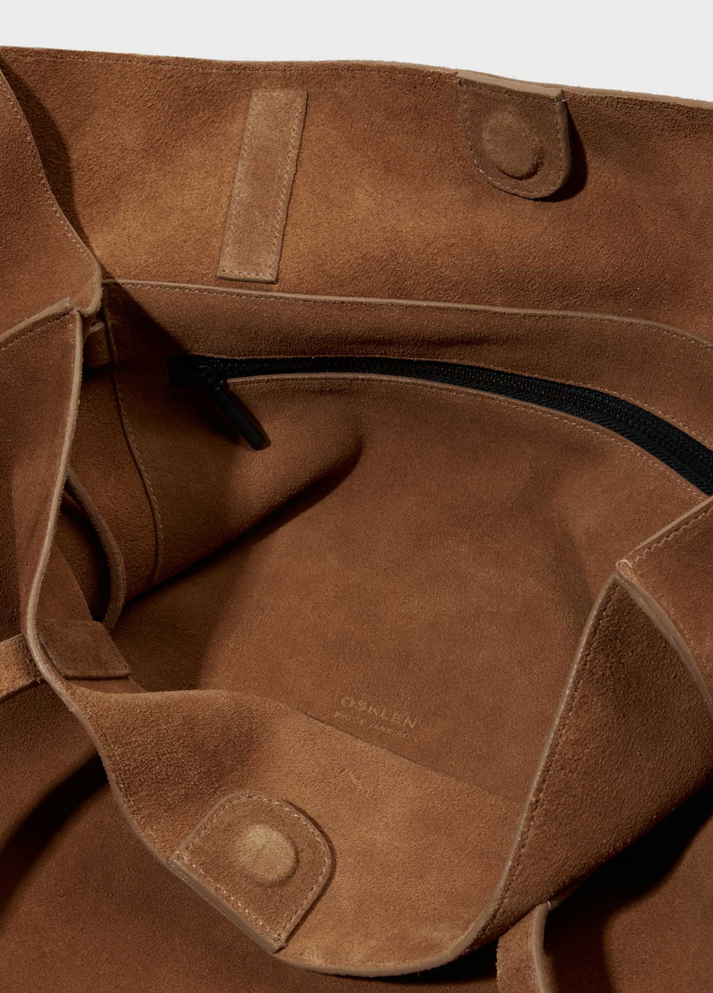 Bolsa Tote Yvi Camurça Capuccino – Osklen – foto 4