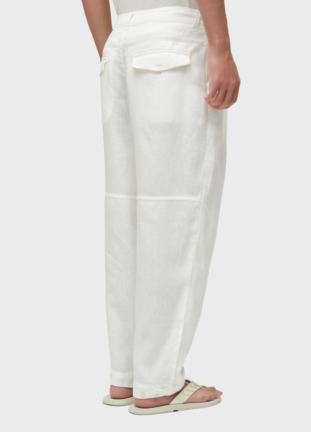 Calça Alfaiataria Smoking Linen Off-White – Osklen – foto 4
