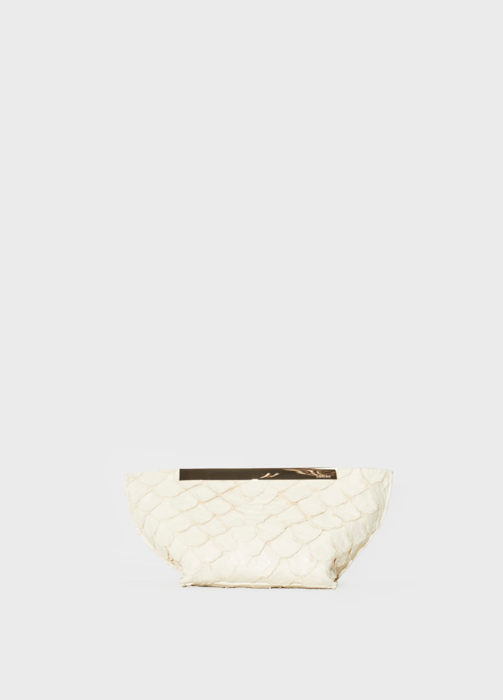 Clutch Pirarucu Ité Off-White/Dourado – Osklen – foto 1