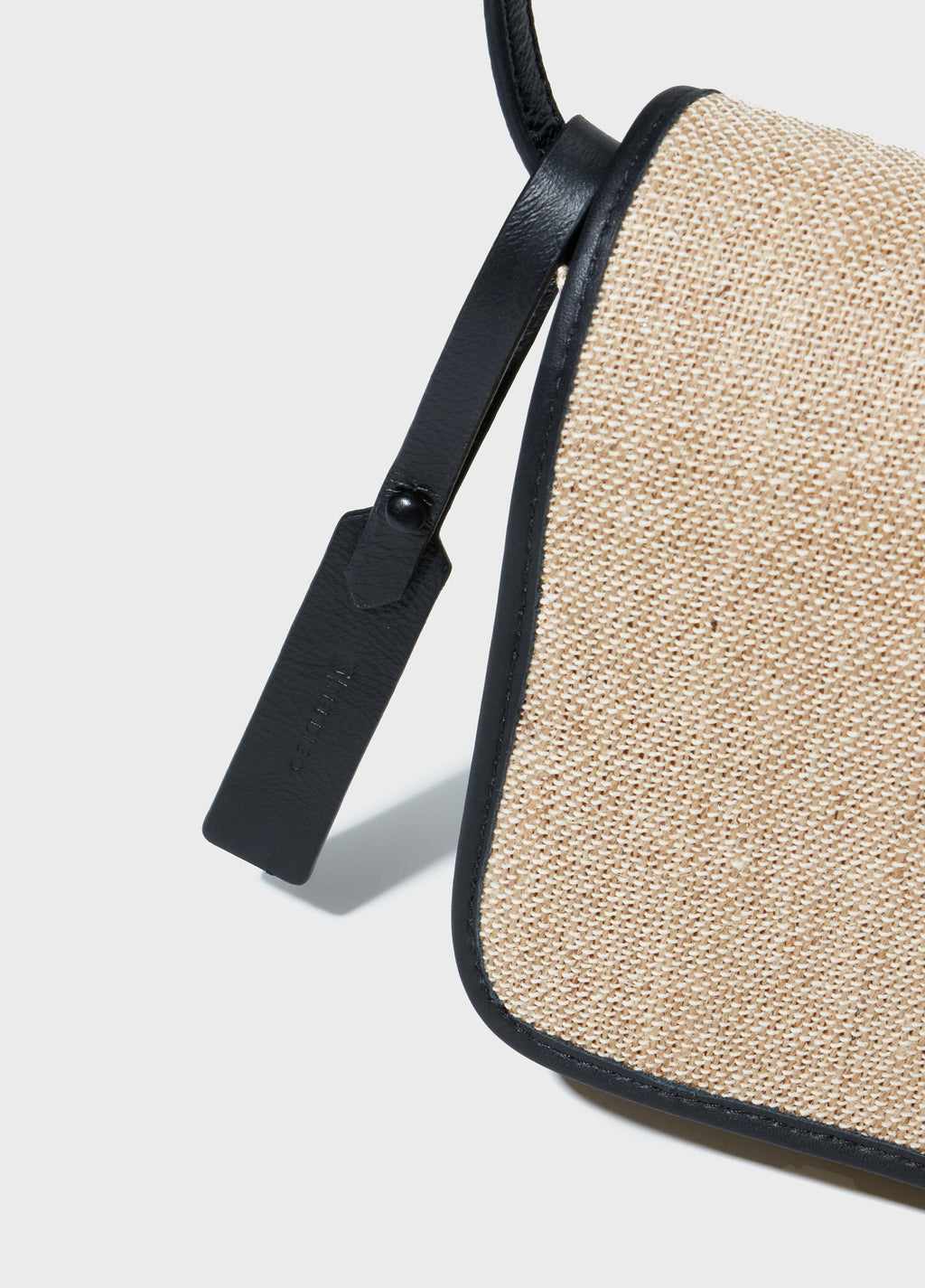 Bolsa Carteiro Juta Natural/Preto – Osklen – foto 4