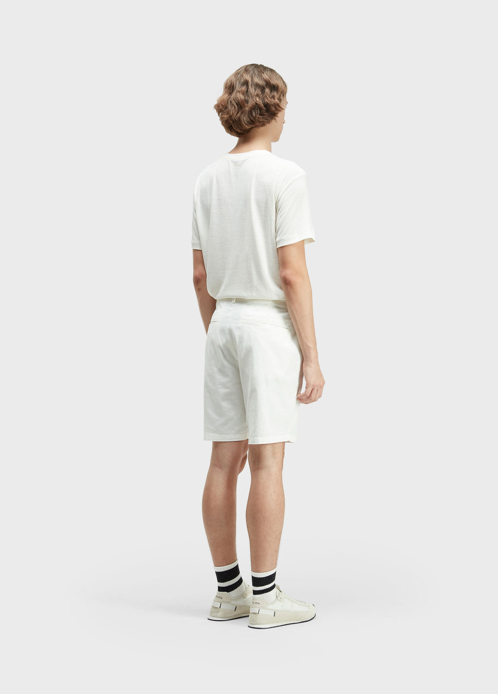 Bermuda Alfaiataria Basic Linen Off-White – Osklen – foto 5
