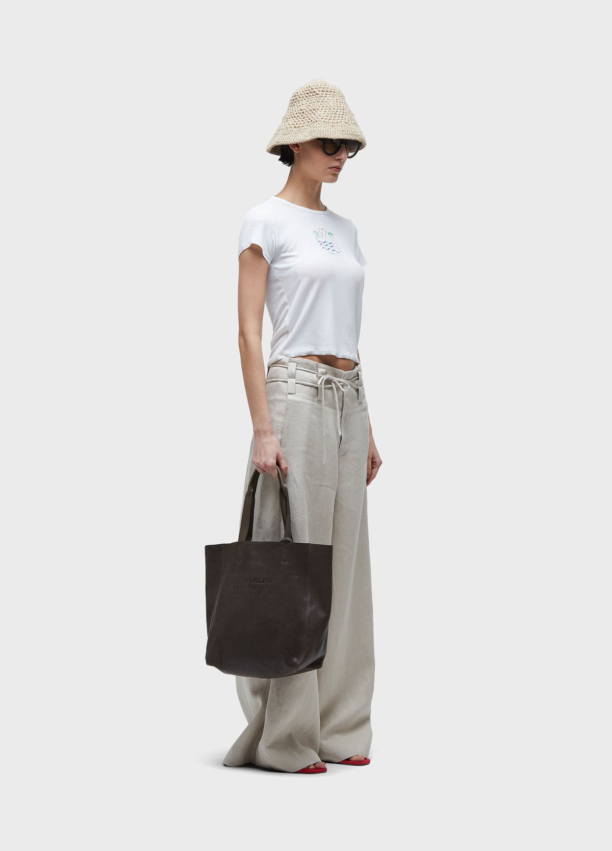 Bolsa Tote E-Basics Made in Brazil Verde Forest – Osklen – foto 6