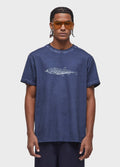 T-Shirt Double Watercolor Fish MC Marinho – Osklen – foto 1