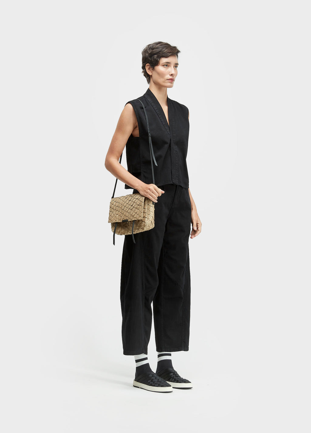 PIRARUCU FLAP SHOULDER BAG