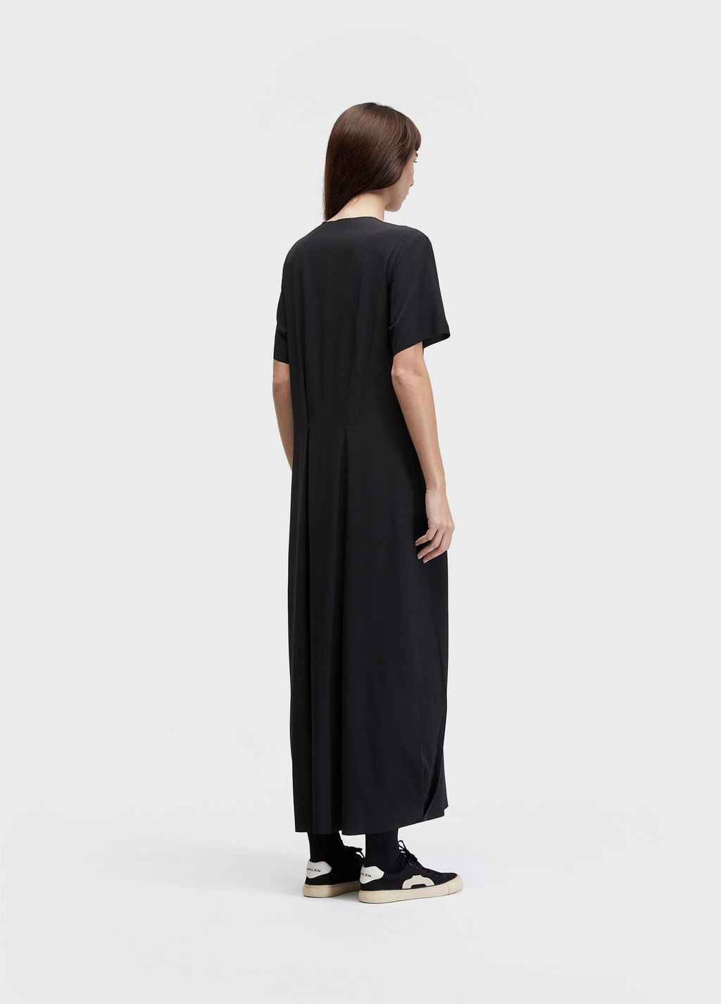 Vestido Superlight Longo MC Baloon Pence Preto – Osklen – foto 4