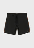 Bermuda Surf Aquaone Flex Side Tape Preto/Marrom – Osklen – foto 1