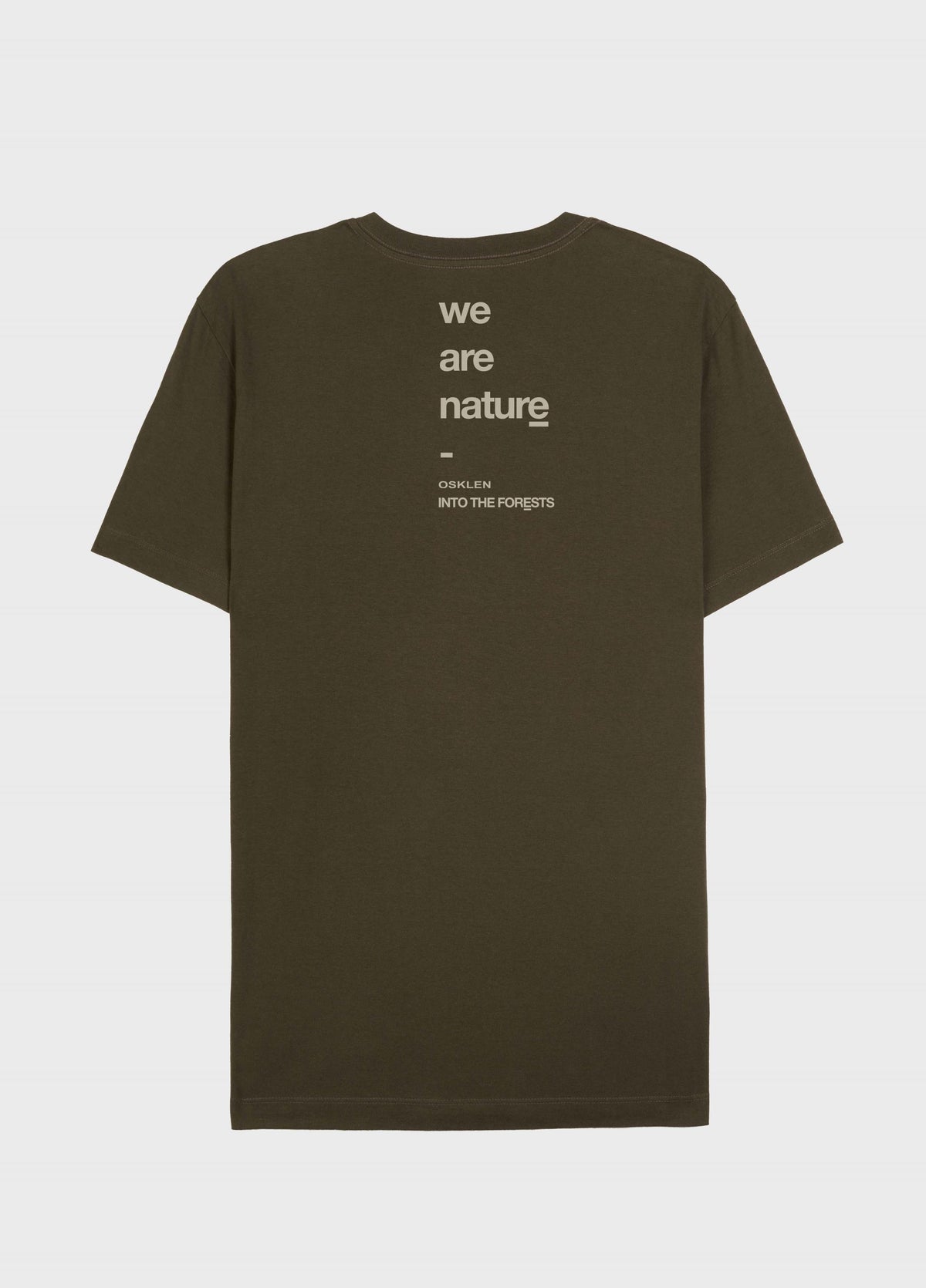 T-SHIRT SLIM VINTAGE OSK WE ARE NATURE MC FOREST