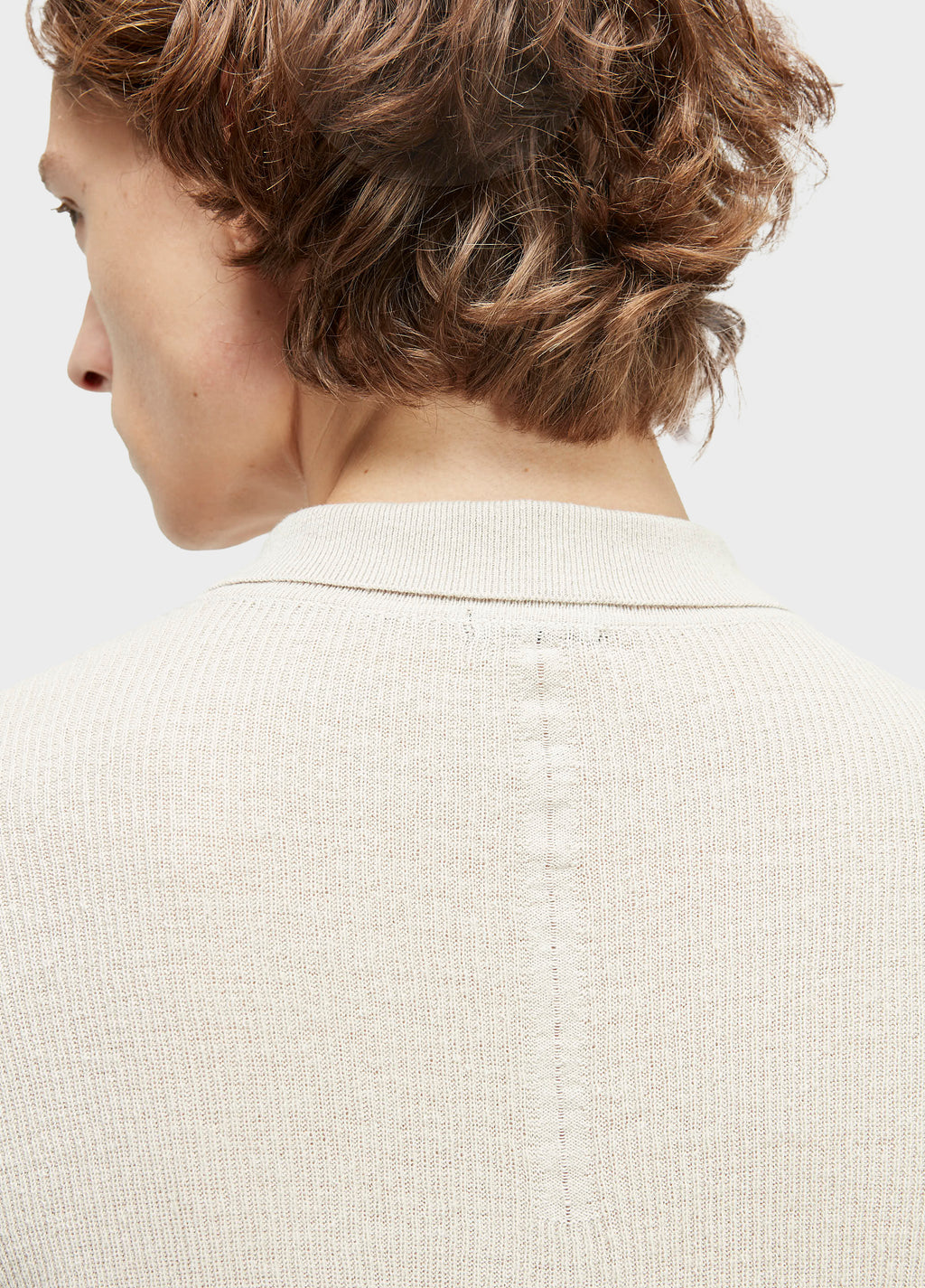 POLO TRICOT FLUID RIB