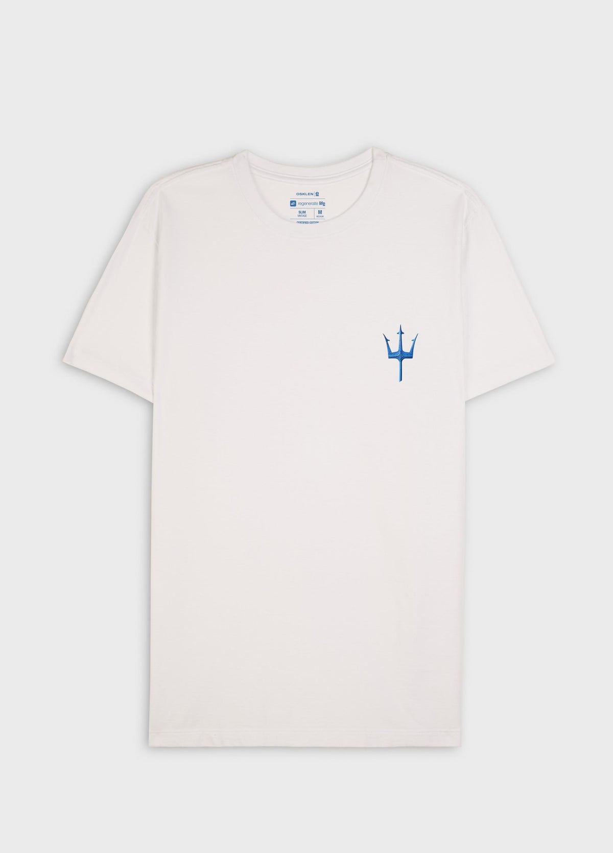 T-SHIRT SLIM VINTAGE TRIDENTE MADEIRA MC