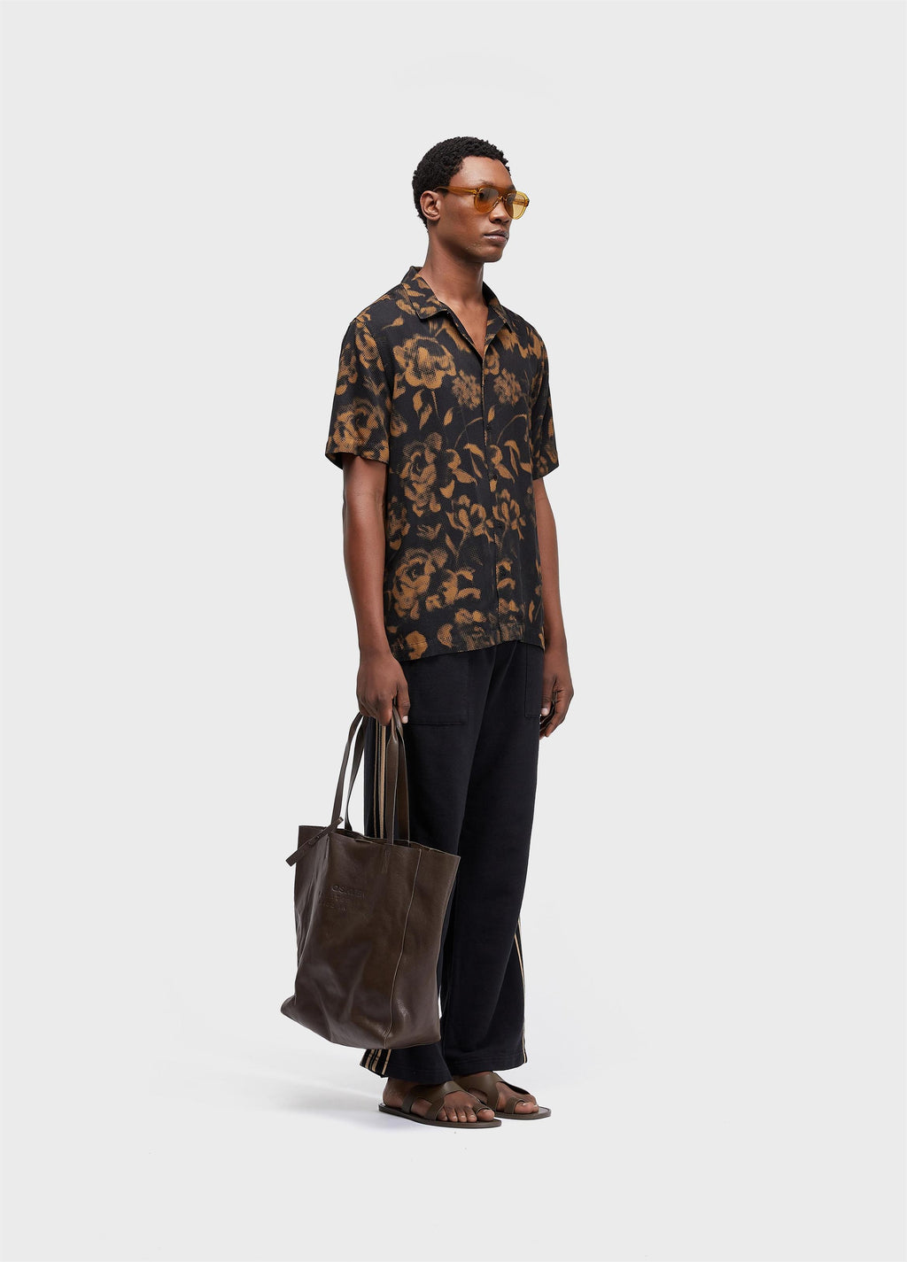 Camisa Roseiral Wood MC Preto Marrom – Osklen – foto 2