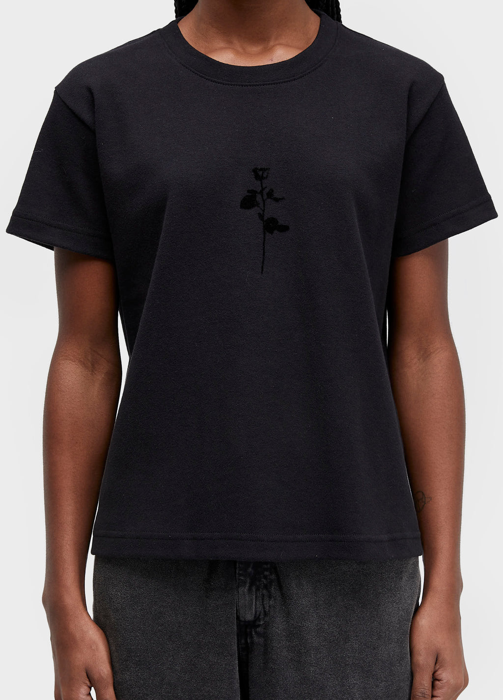 T-Shirt Rosa Flocada Preto – Osklen – foto 3