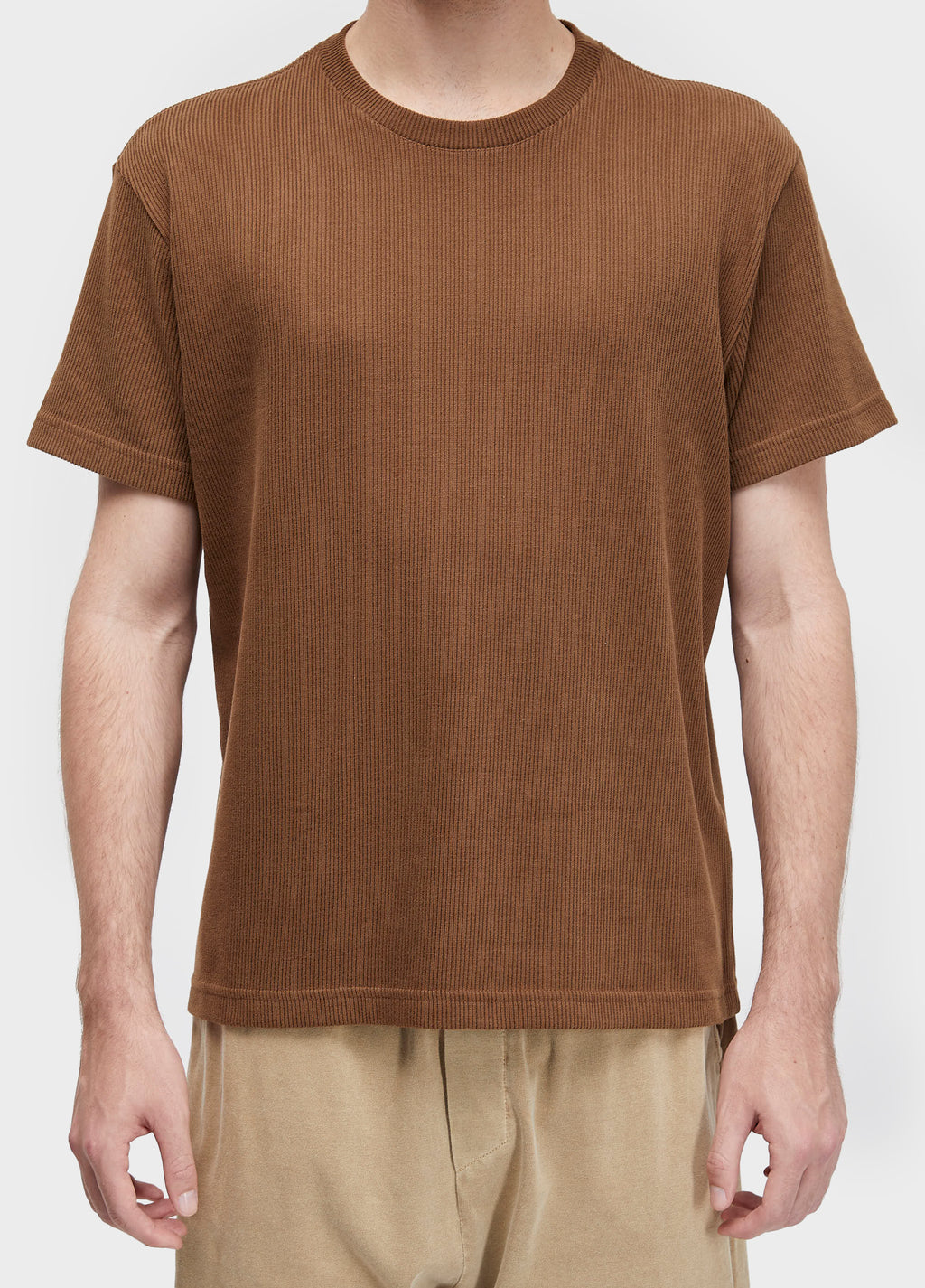 T-Shirt Canelado Pure Soft MC Marrom Onix – Osklen – foto 3
