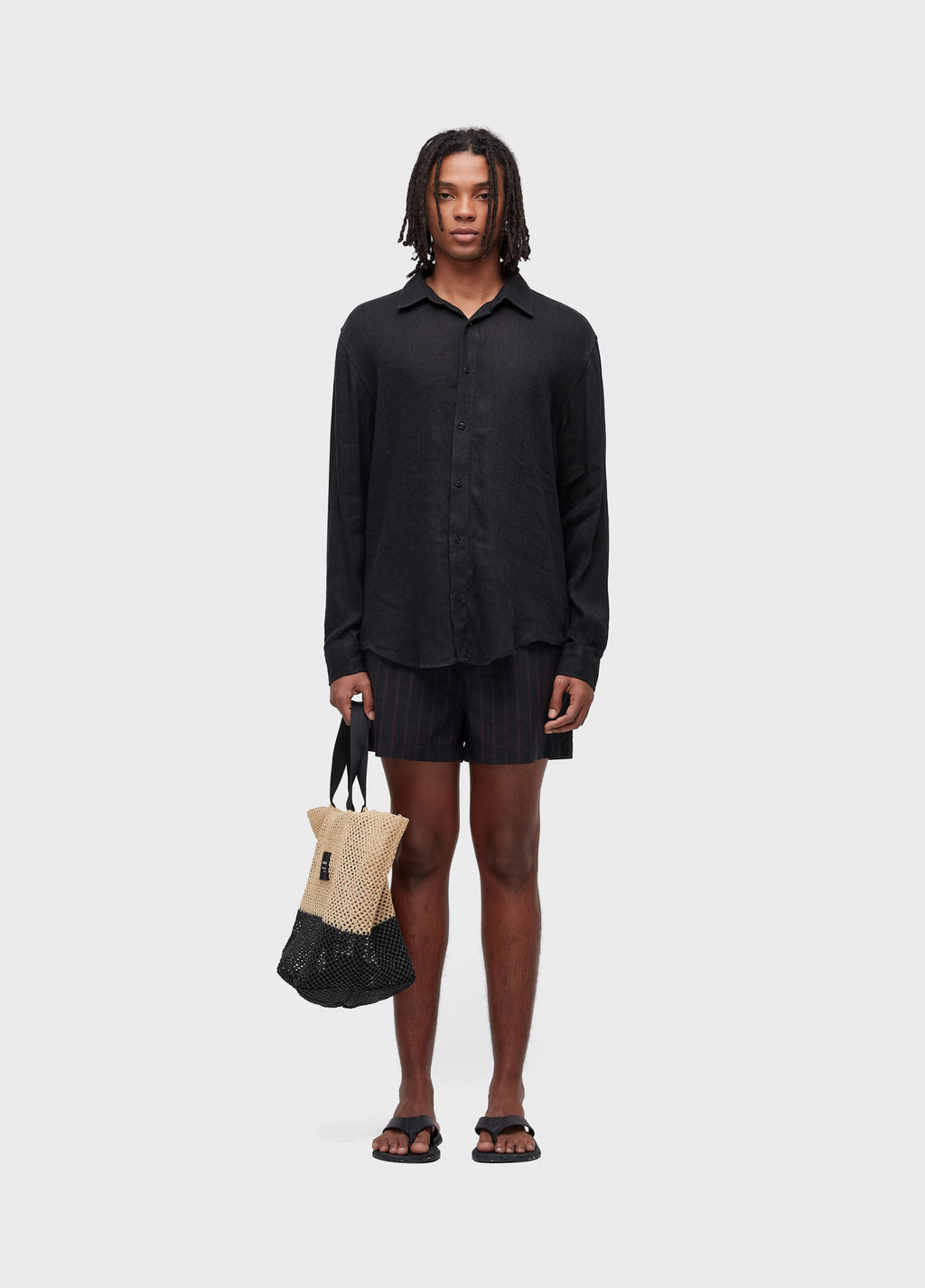 Short PJ Classic Riva Preto/Vermelho – Osklen – foto 1