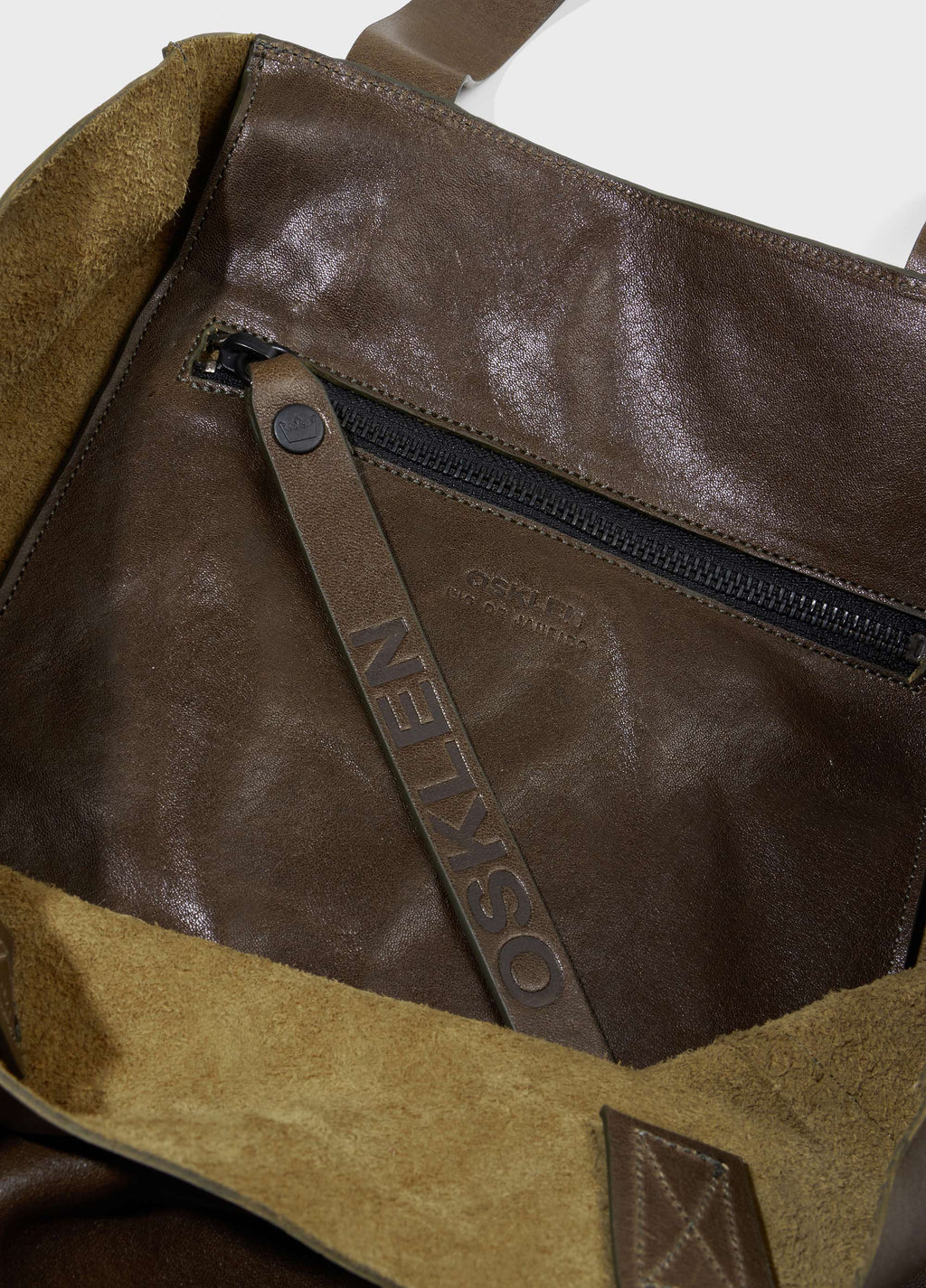Bolsa Tote E-Basics Made in Brazil Verde Forest – Osklen – foto 3