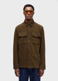 Camisa Towelling Rib ML Marrom Onix – Osklen – foto 1