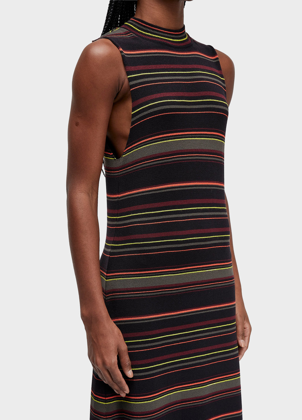 Vestido Tricot Listrado Marrom – Osklen – foto 2