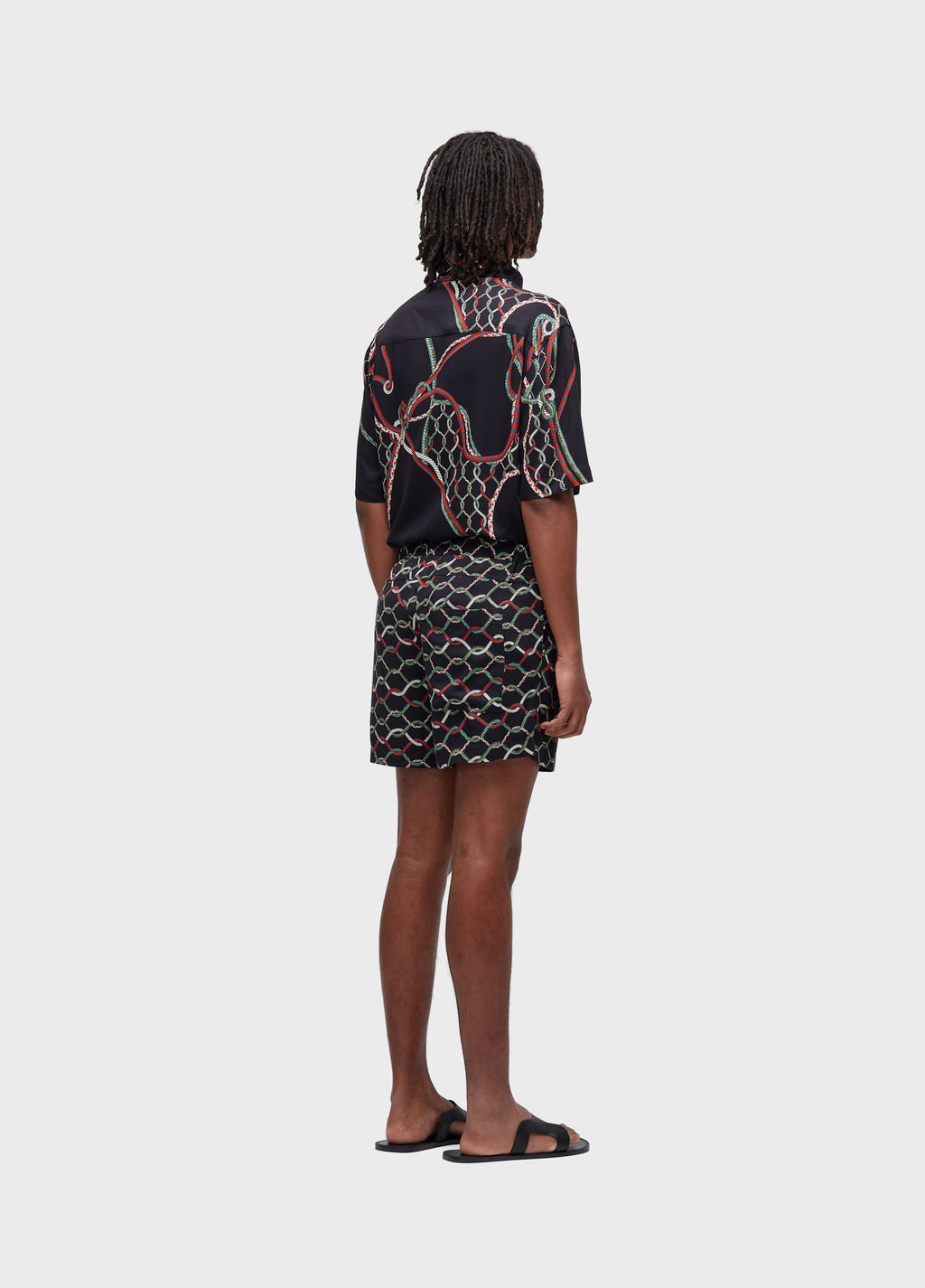 Short PJ Corda Escura Preto/Verde – Osklen – foto 5