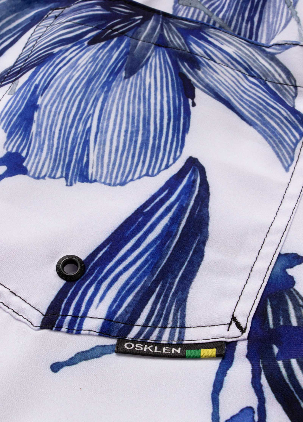 Beach Short Blues Off-White/Azul – Osklen – foto 4