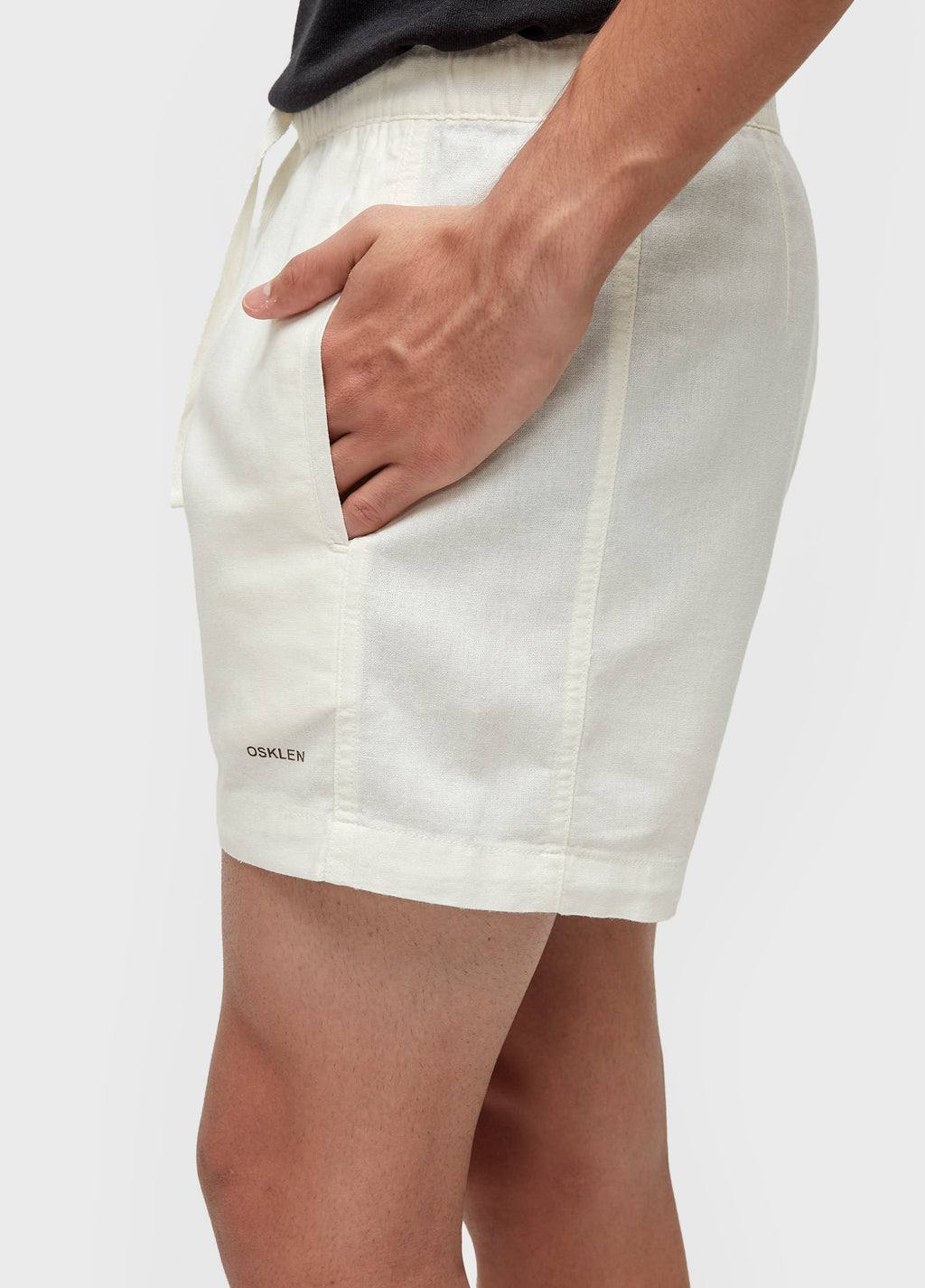 Short Britt Linen Off-White – Osklen – foto 2