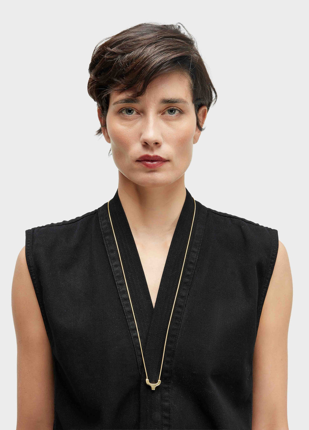 Colar Escapulário Ipa Simples Dourado – Osklen – foto 4