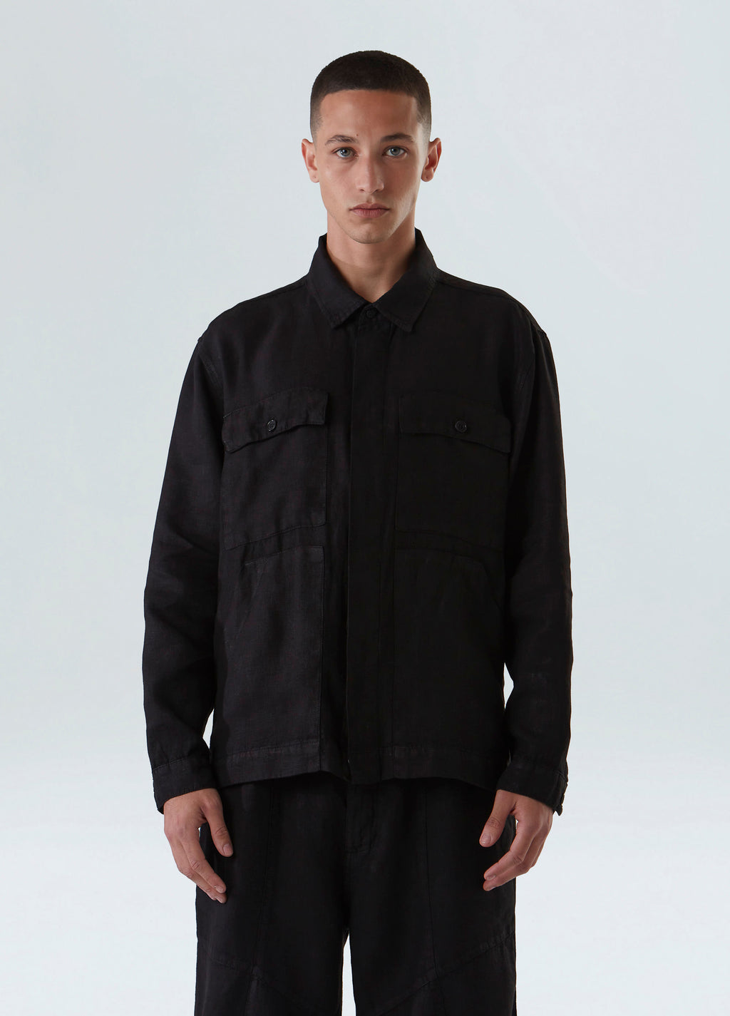 Oveshirt Linen Bold Preto – Osklen – foto 1