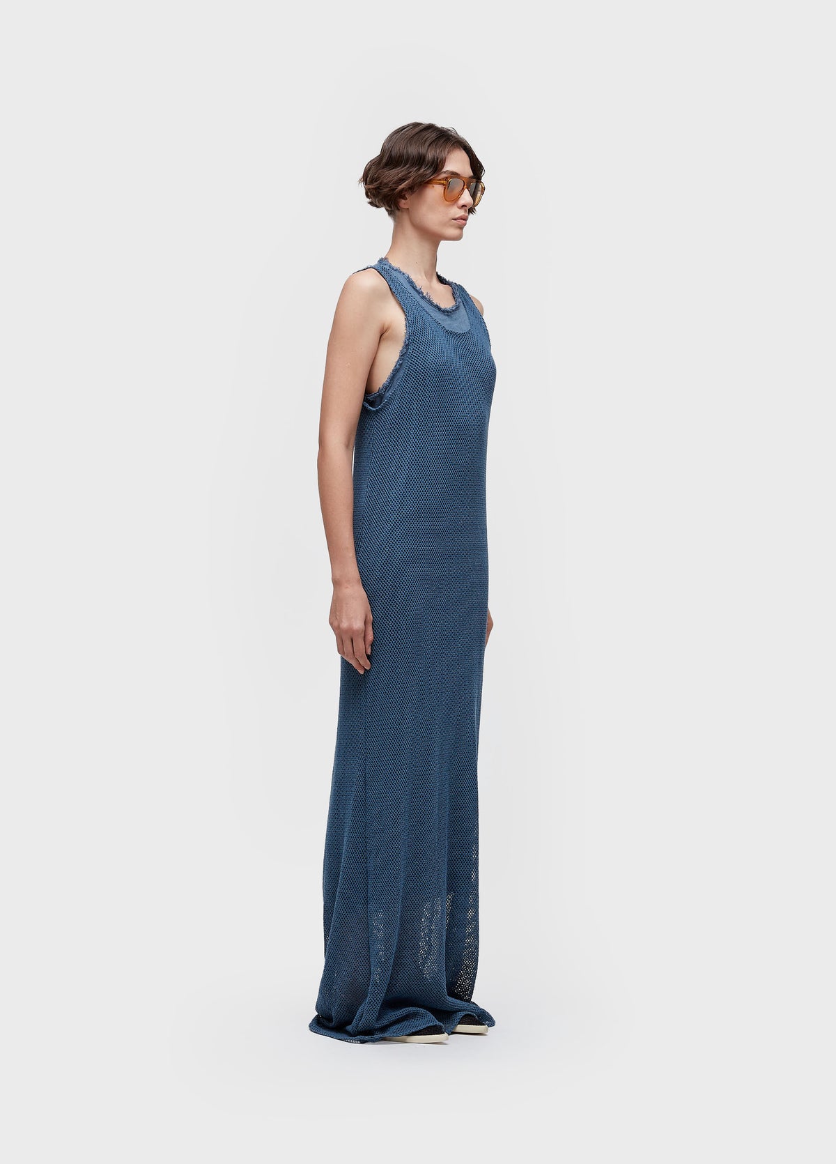 VESTIDO REGATA MIXED FABRICS