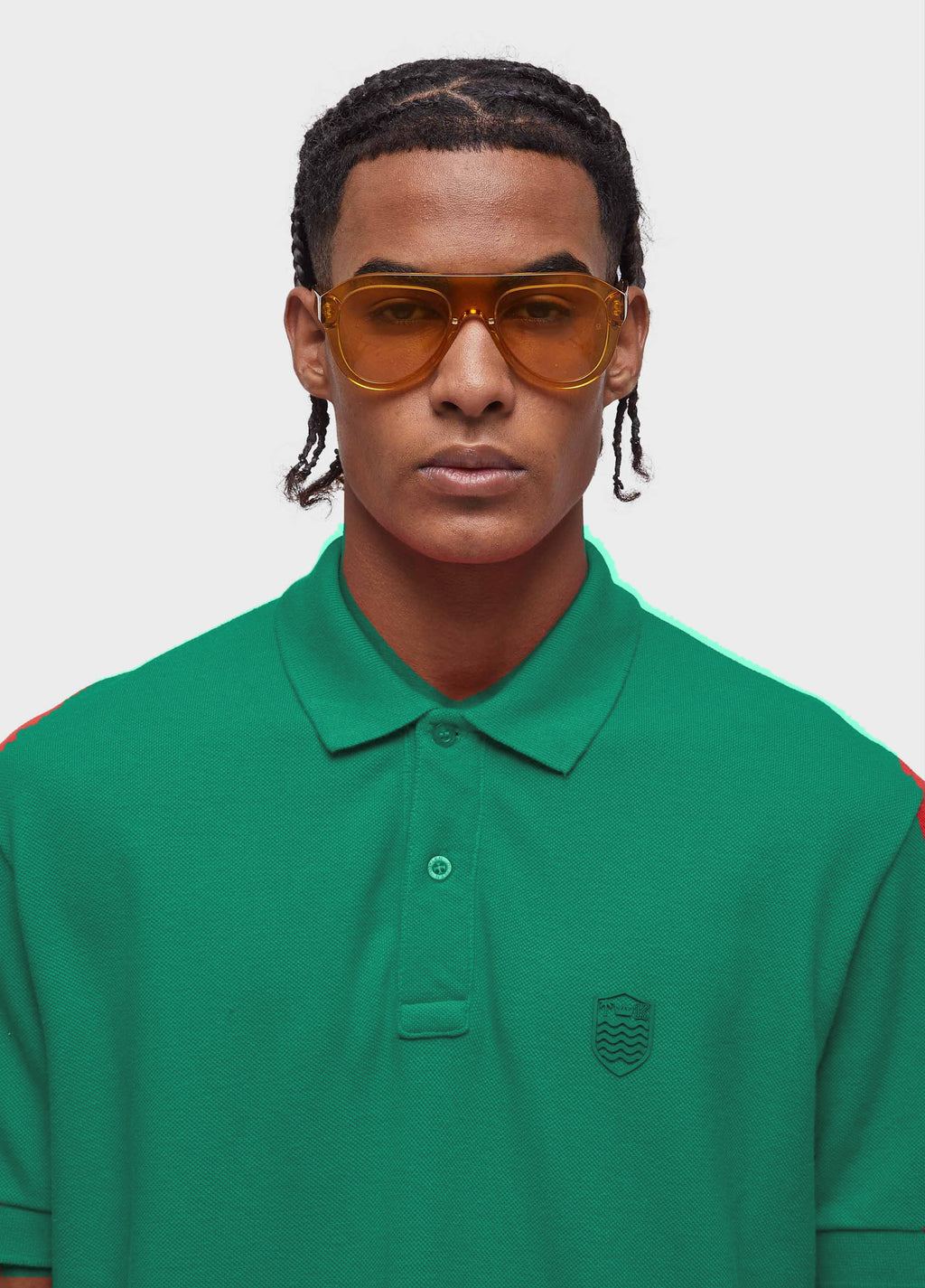 Polo Brasão Embossed Color MC Verde Bandeira – Osklen – foto 3