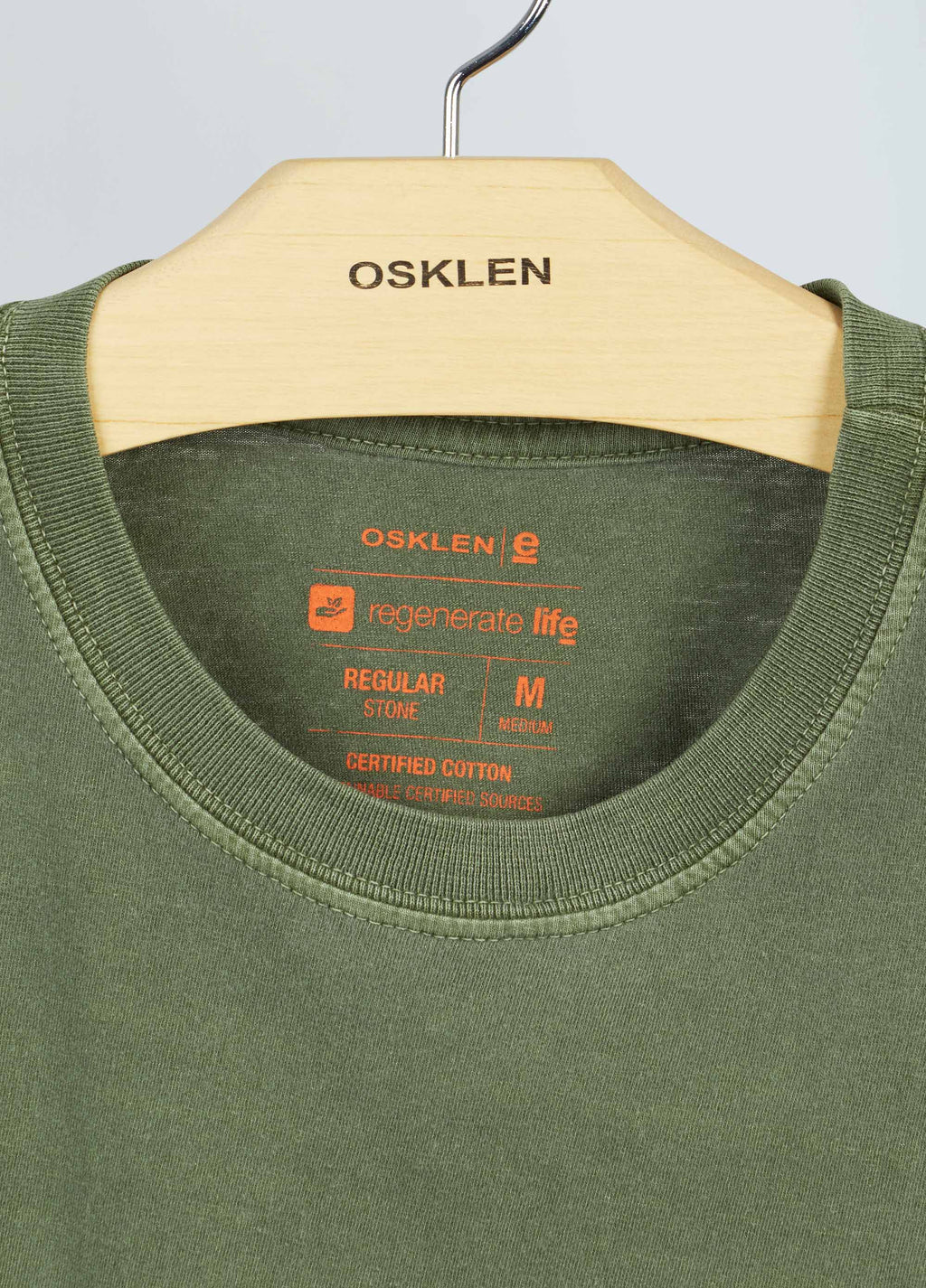 T-Shirt Stone Coqueiros Verde Palmeira – Osklen – foto 3
