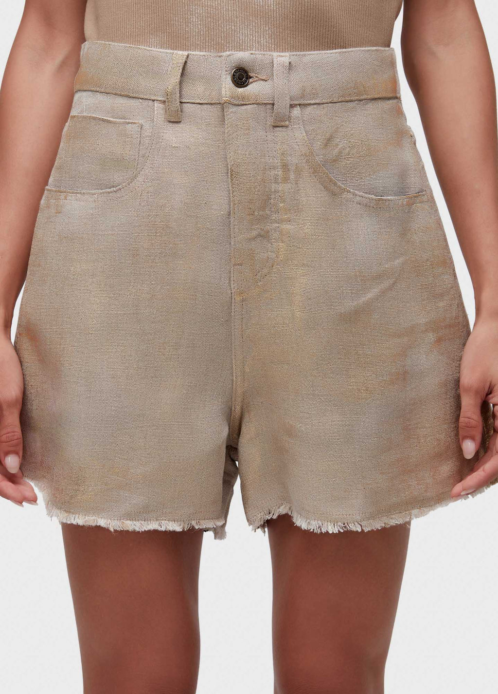Short Over Juta Gold Dourado – Osklen – foto 3