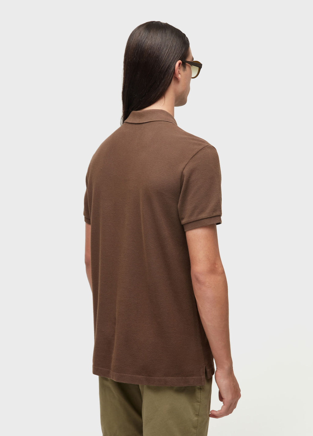 Polo Brasão Embossed Color MC Marrom Noz – Osklen – foto 4