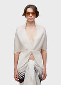 Poncho Plissé Off-White – Osklen – foto 1