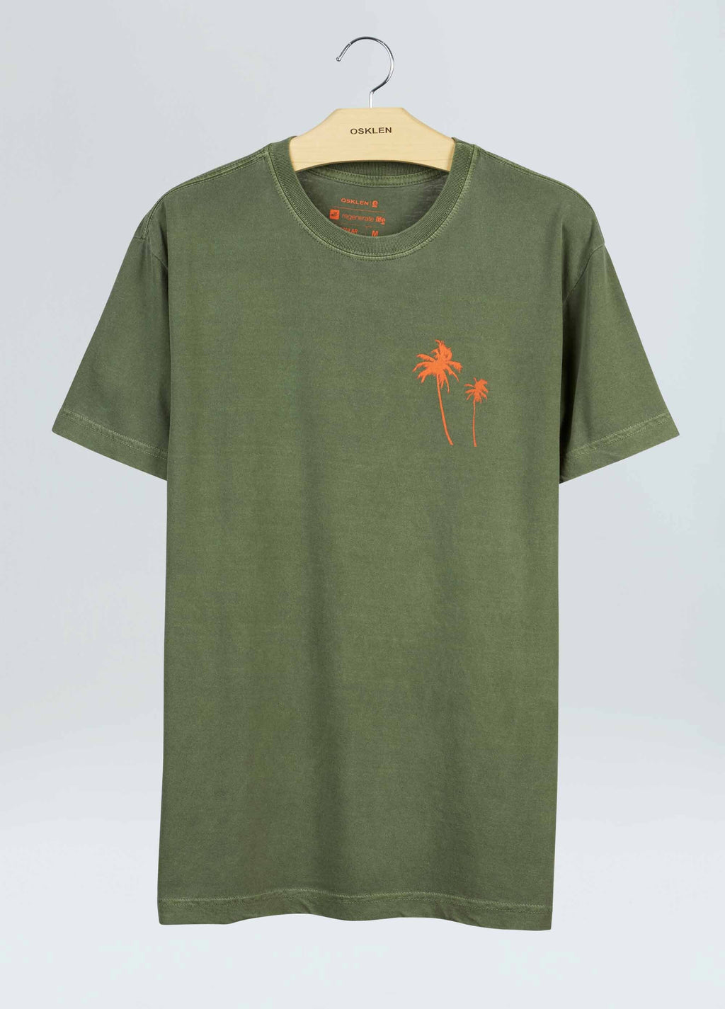 T-Shirt Stone Coqueiros Verde Palmeira – Osklen – foto 4